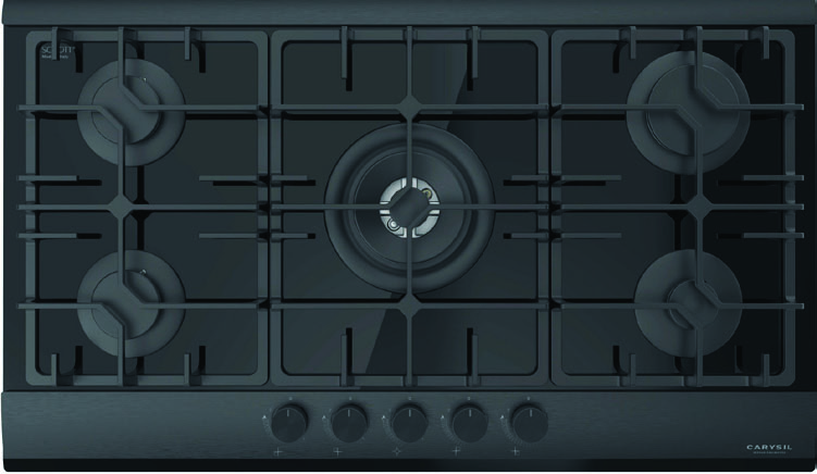 LINEAR GAS ON GLASS HOB90CM